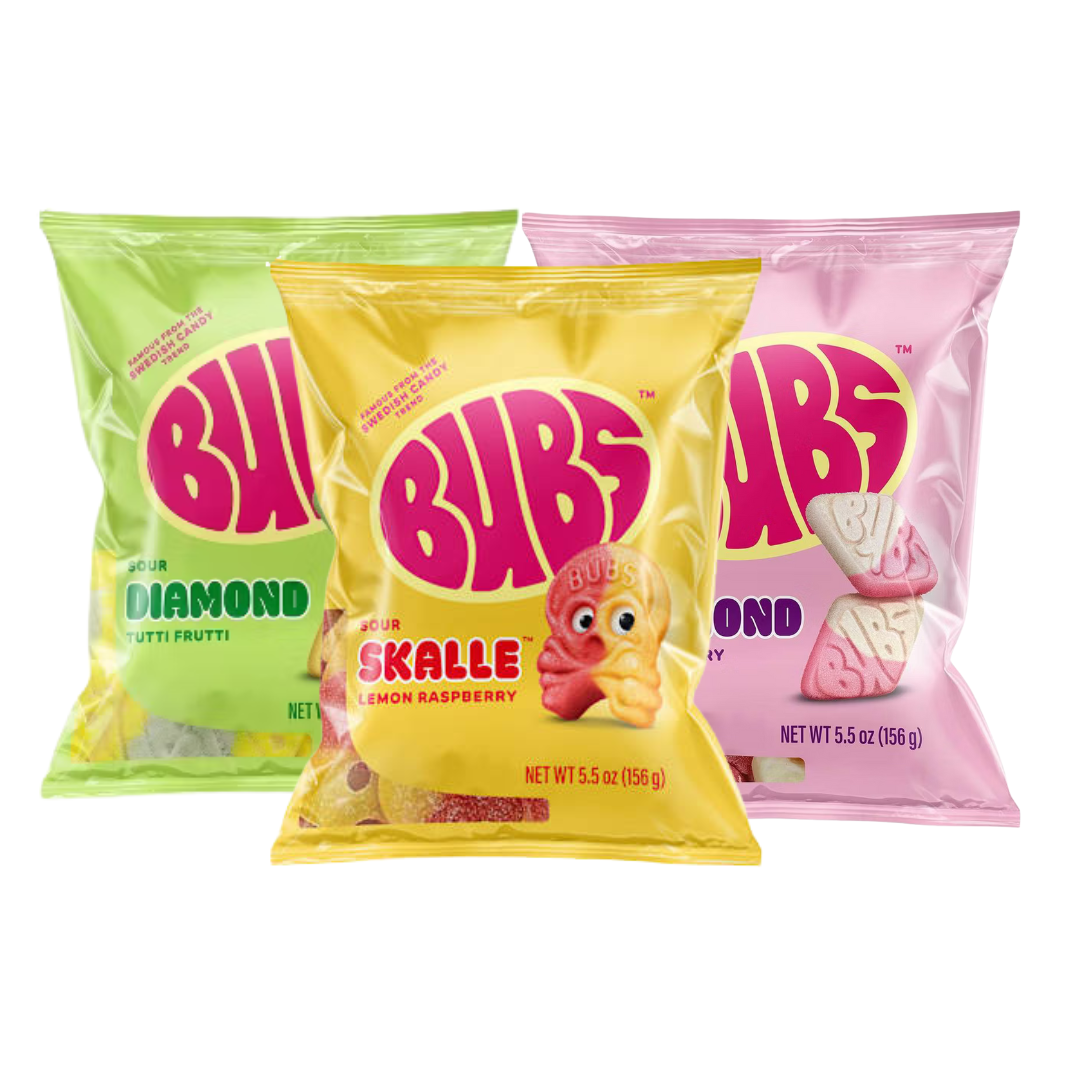BUBS Candy Trio | 3 x 5oz Bags of Sweet Bliss
